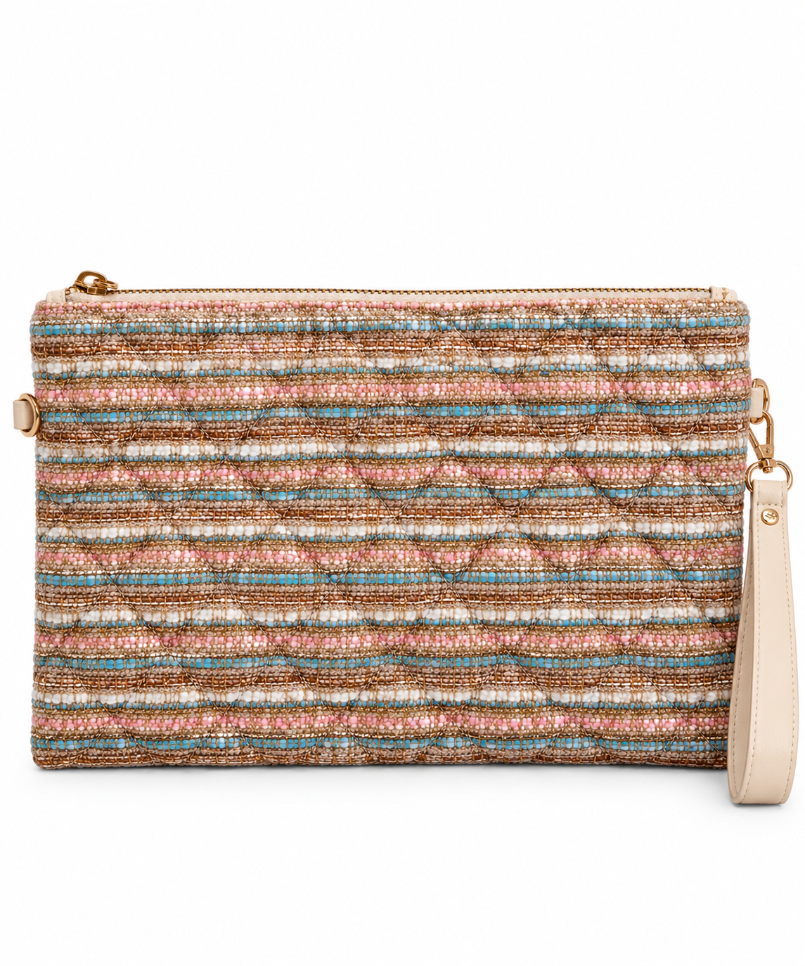 Liora Tweed Clutch Çanta – Multicolor