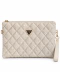Élise Kapitone Clutch Çanta – Ekru
