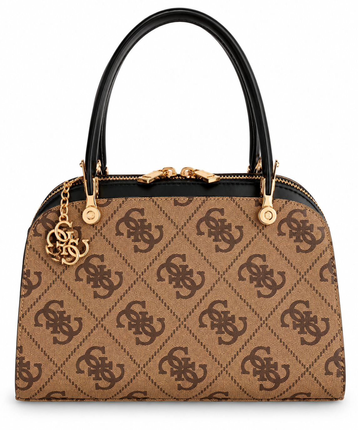 Monvera Monogram Desenli El Çantası – Kahve