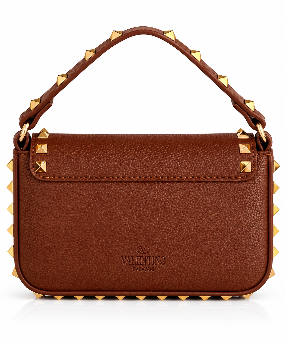 Valentino Garavani Rockstud Kahve Omuz Çantası