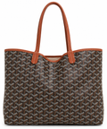 Évora Geometrik Desenli Shopper Çanta – Kahve Taba