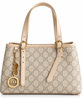 Écru Signature Tote Çanta