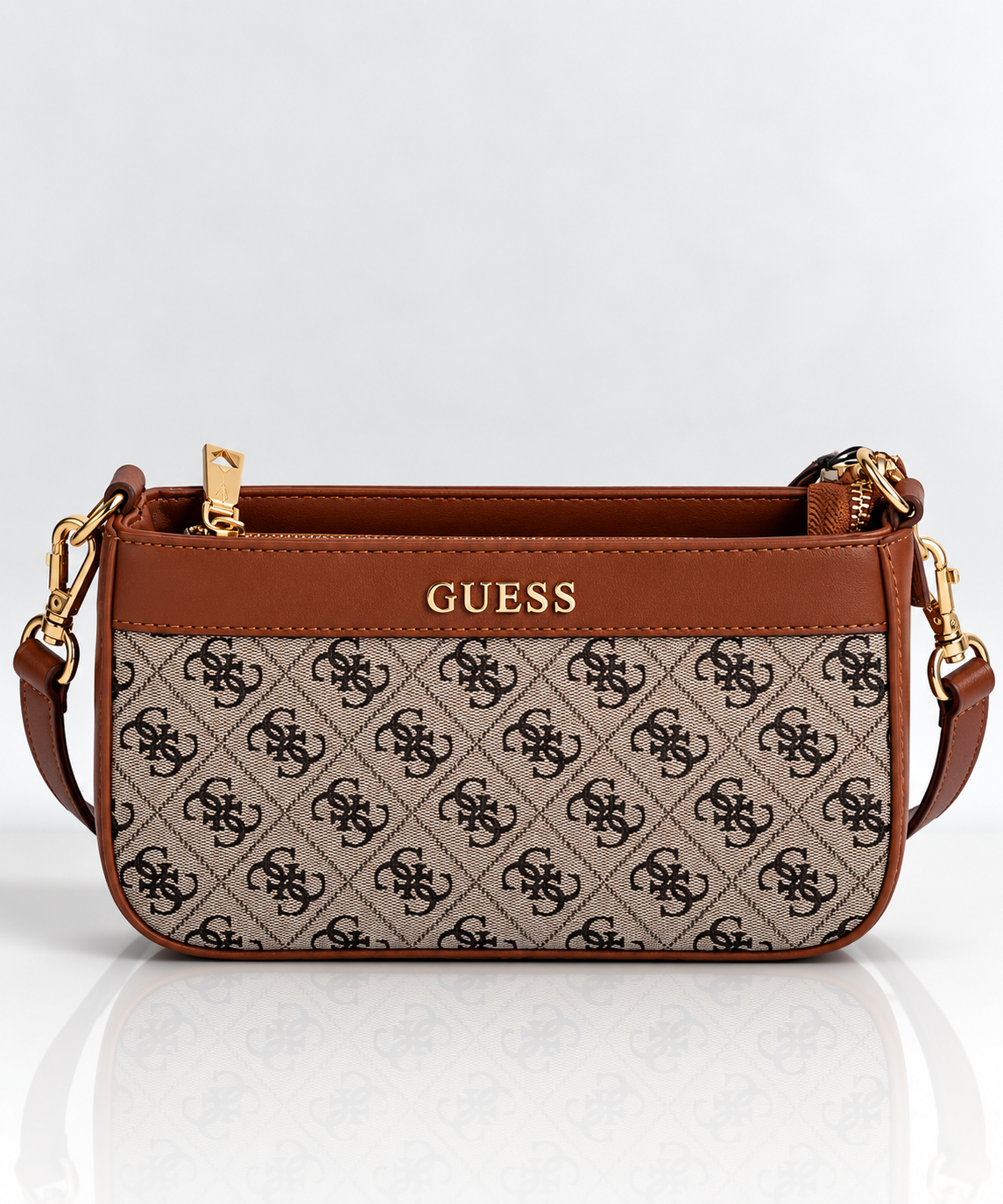 Monogram Caramel Omuz Çantası