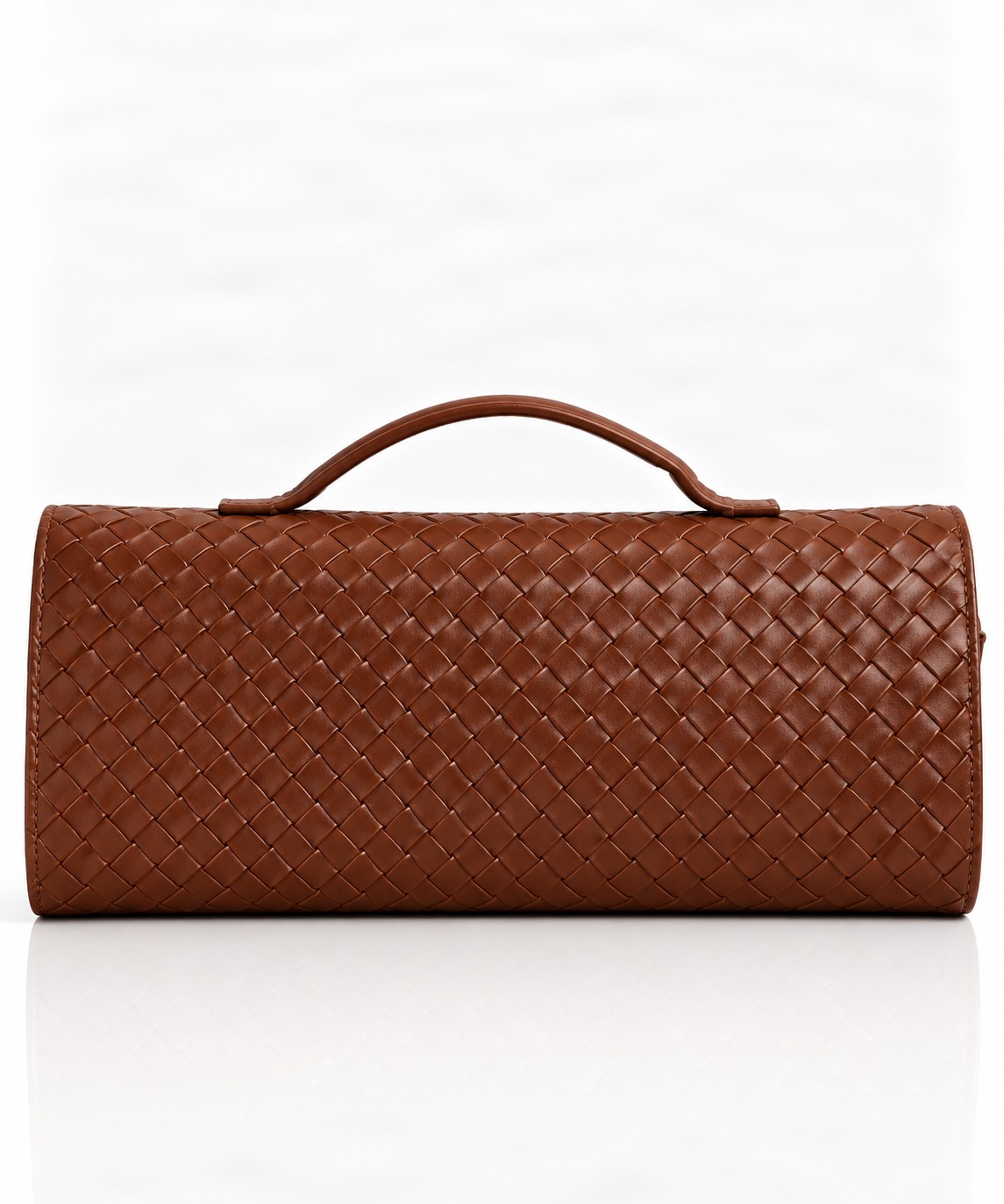 Siena Woven El Çantası – Taba