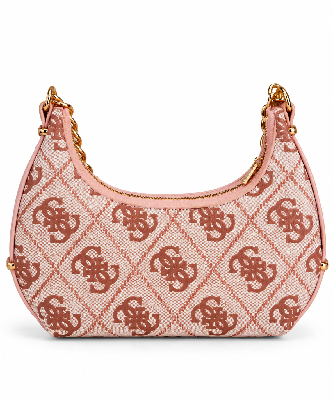 Rosé Monogram Omuz Çantası