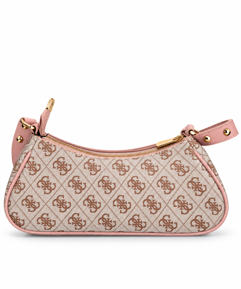 Rosé Monogram Baguette Omuz Çantası