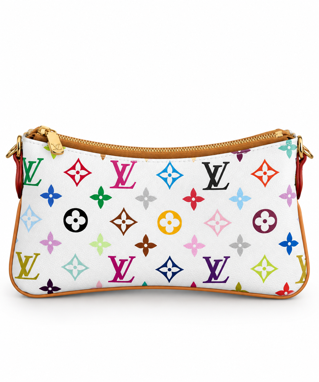 Vivienne Colorful Beyaz Mini Omuz Çantası