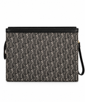 Noir Monogram Clutch Çanta