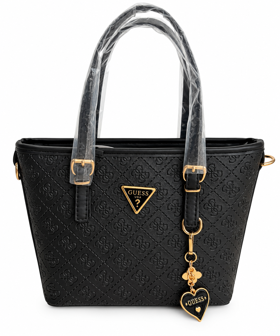 Noir Elegance Siyah Desenli Omuz Çantası