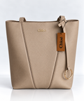Élan Taupe Tote Çanta