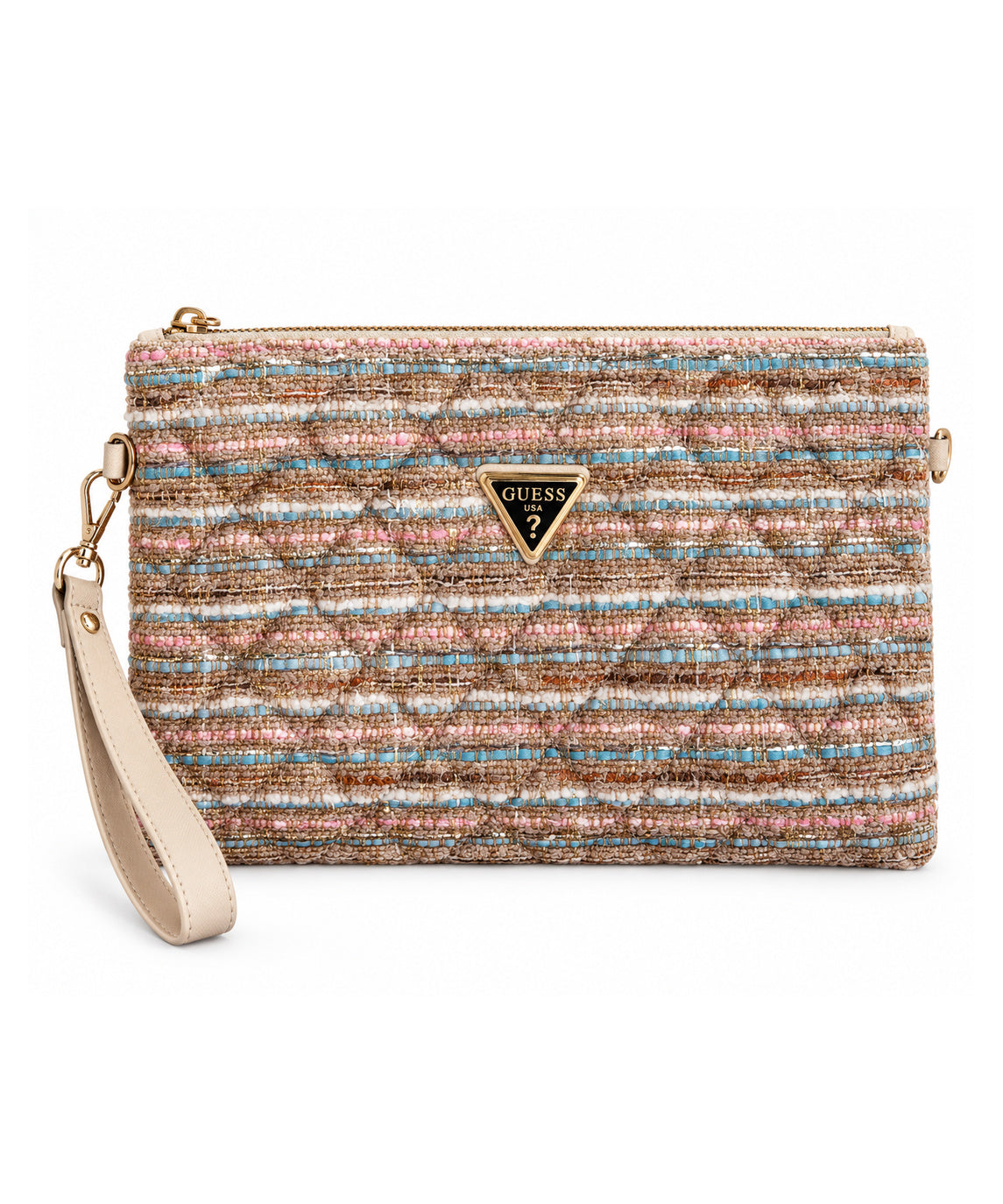 Liora Tweed Clutch Çanta – Multicolor