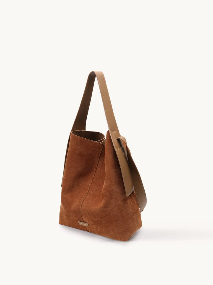 Large Drippy Tote Bag - Caramel