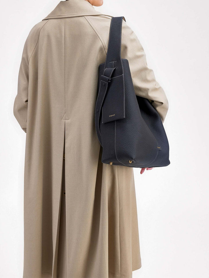 Large Drippy Tote Bag - Onyx