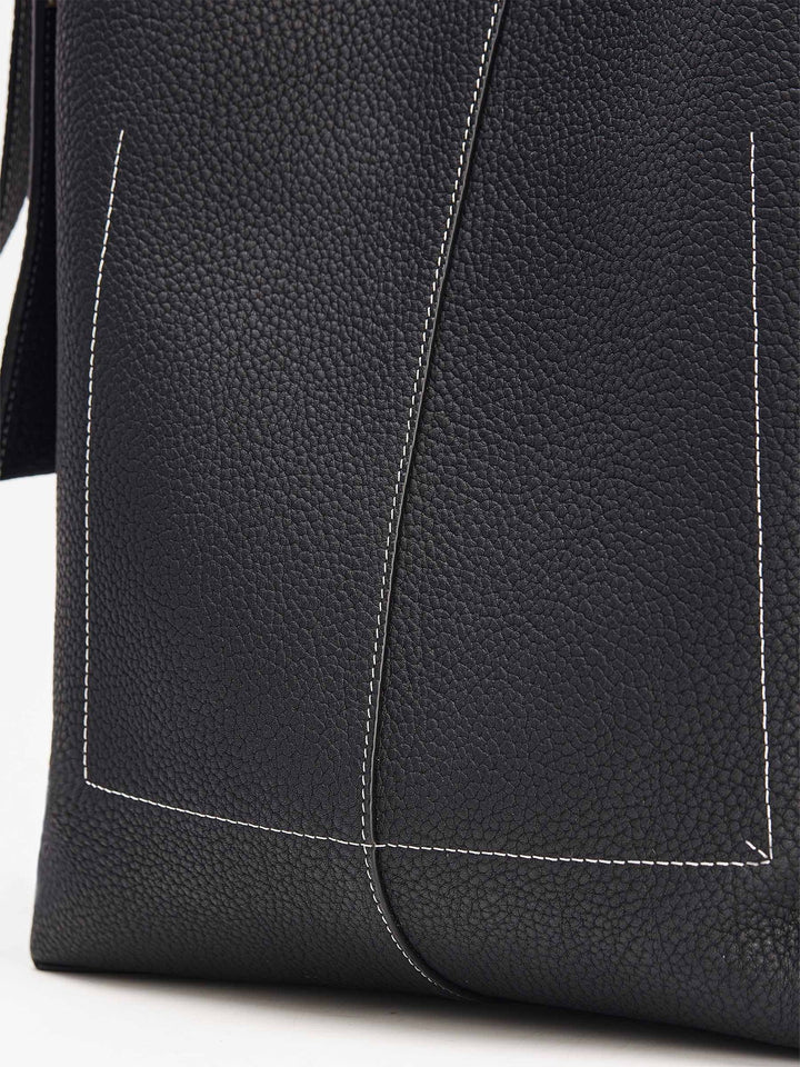 Large Drippy Tote Bag - Onyx