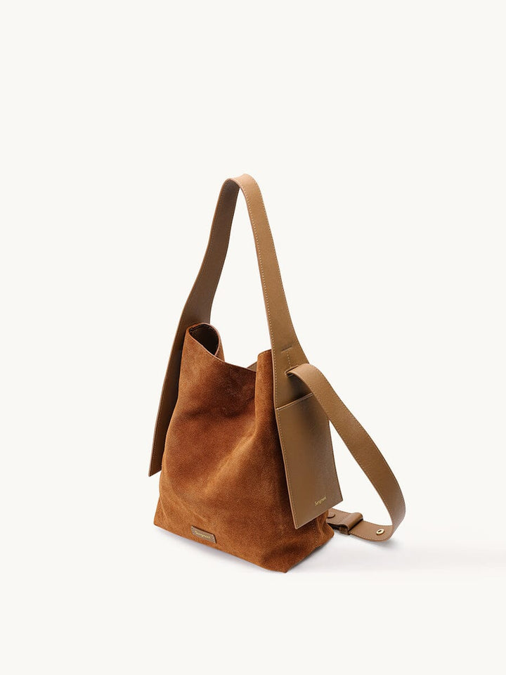 Medium Drippy Tote Bag - Caramel