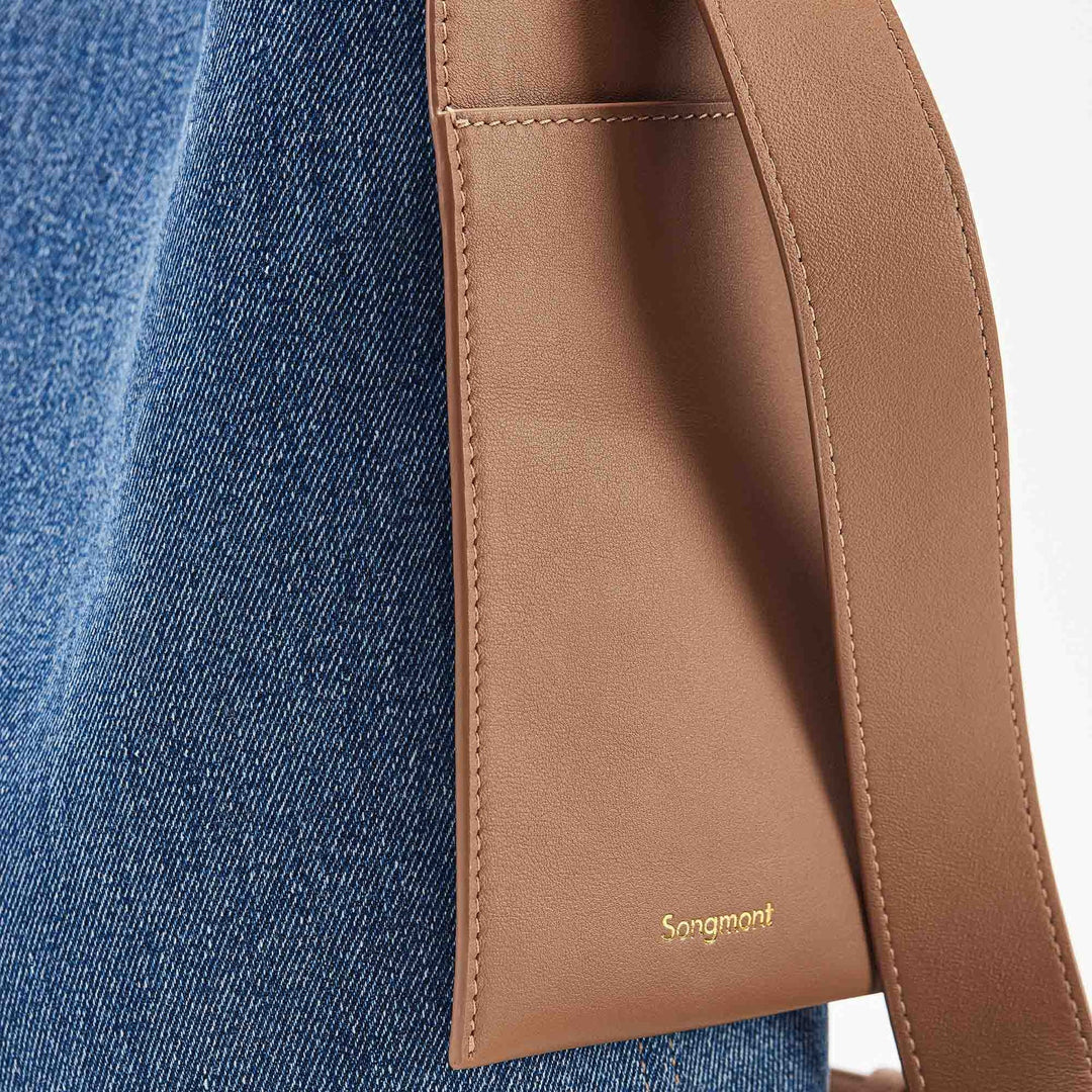Medium Drippy Tote Bag - Denim