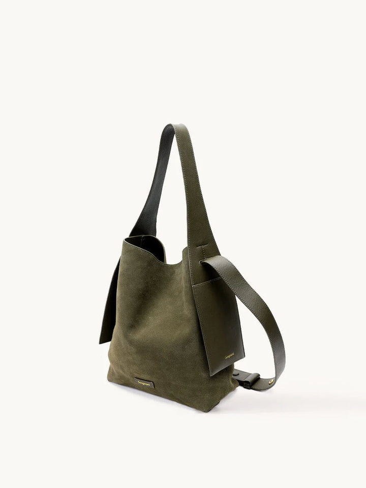 Medium Drippy Tote Bag - Olive