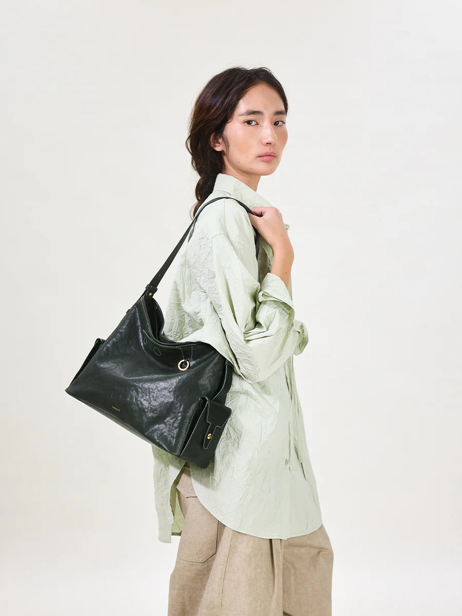 Medium Yore Hobo Bag - Forest