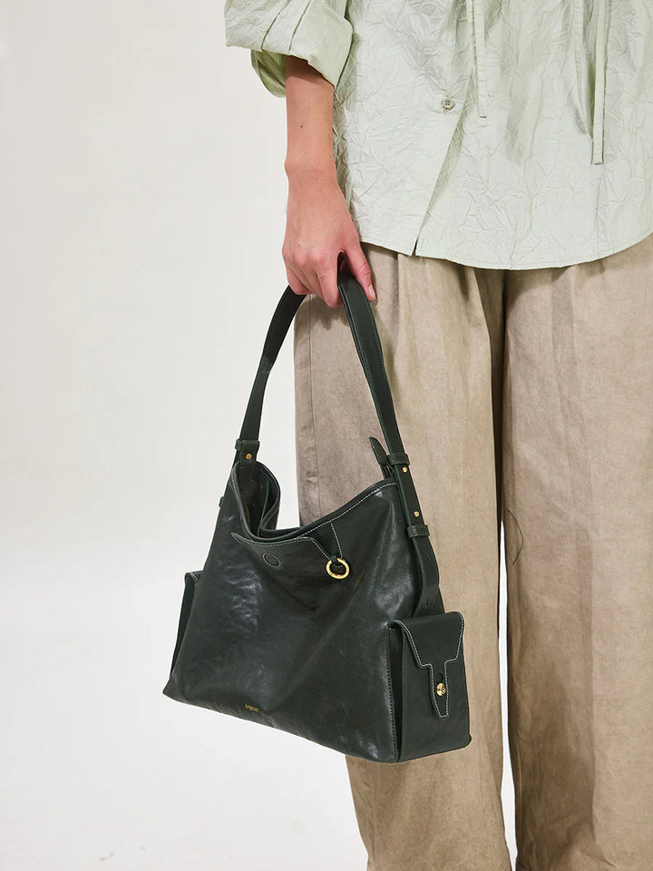 Medium Yore Hobo Bag - Forest