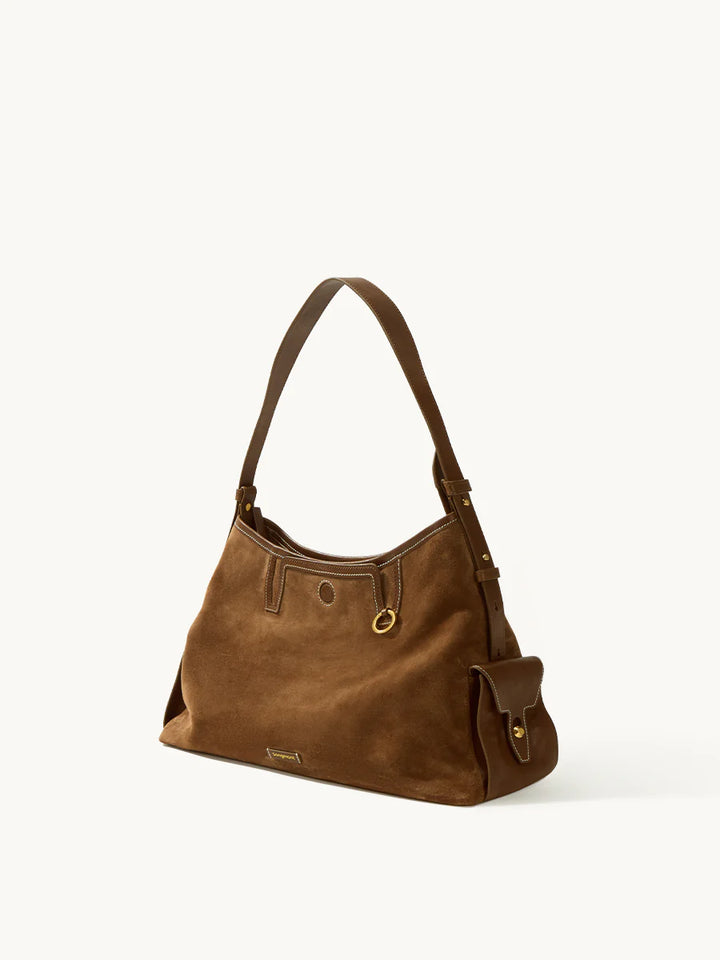 Medium Yore Hobo Bag - Sandal Suede