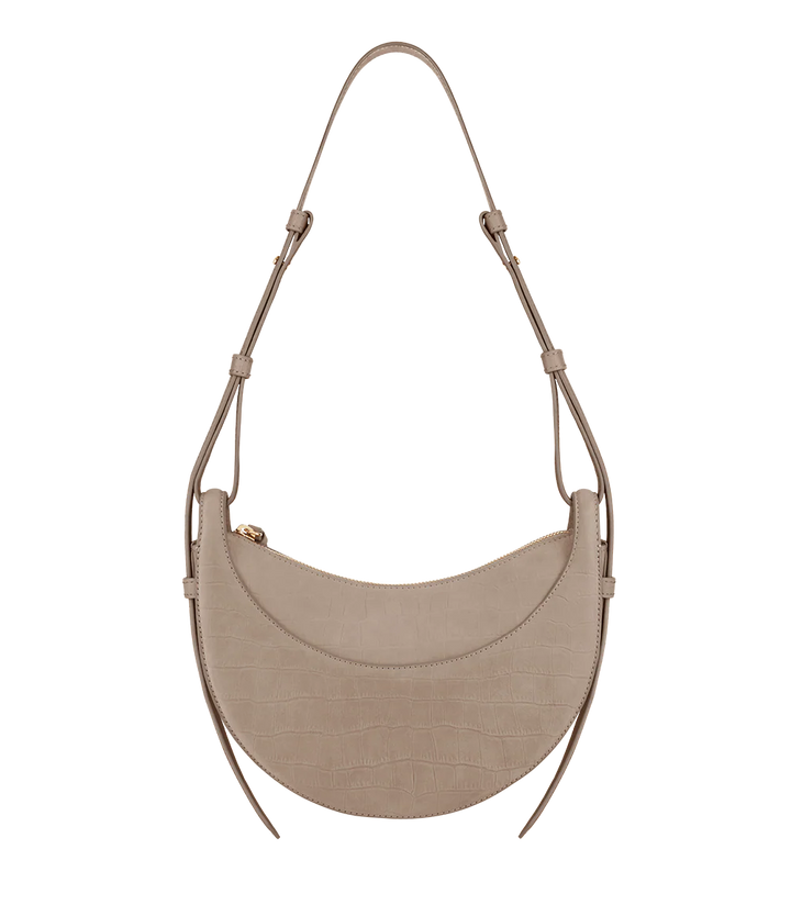 Numéro Dix Edition Crocodile Nubuck Taupe