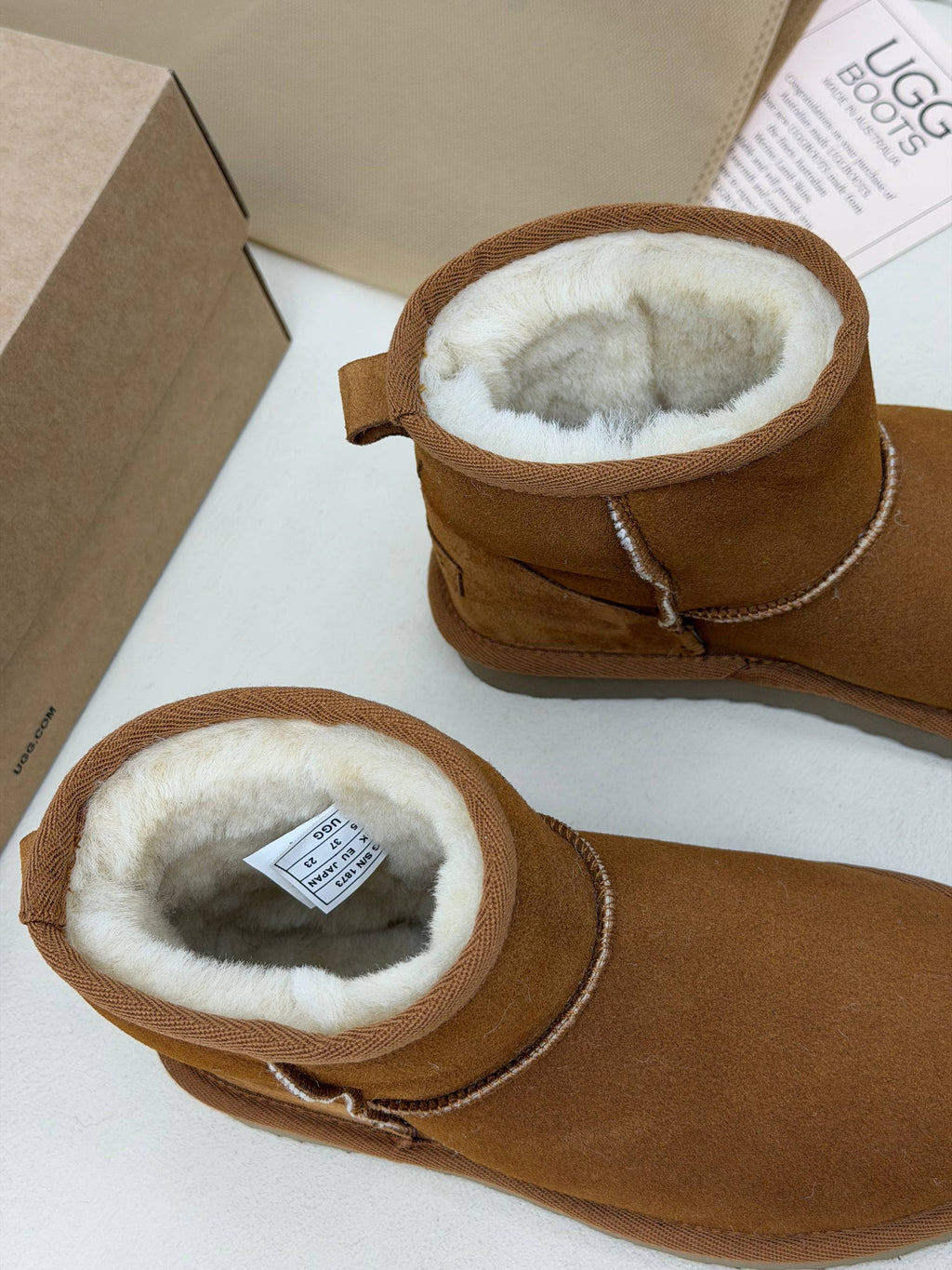 Alpine Cozy Kürk Detaylı Süet Bot – Taba