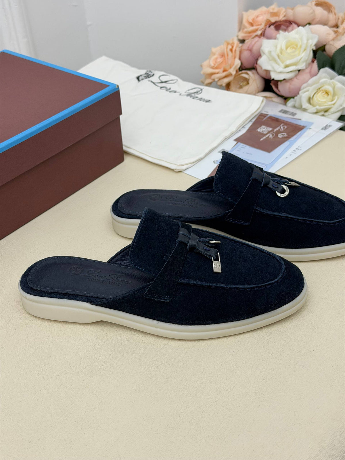 Riviera Suède Süet Loafer Terlik – Lacivert