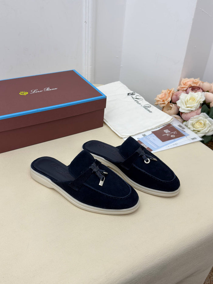 Riviera Suède Süet Loafer Terlik – Lacivert