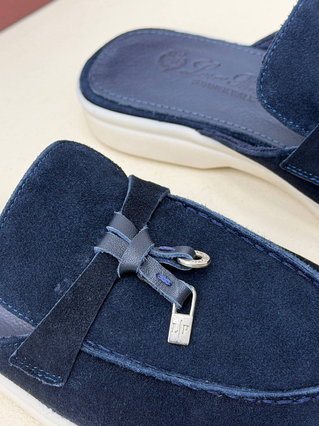 Riviera Suède Süet Loafer Terlik – Lacivert