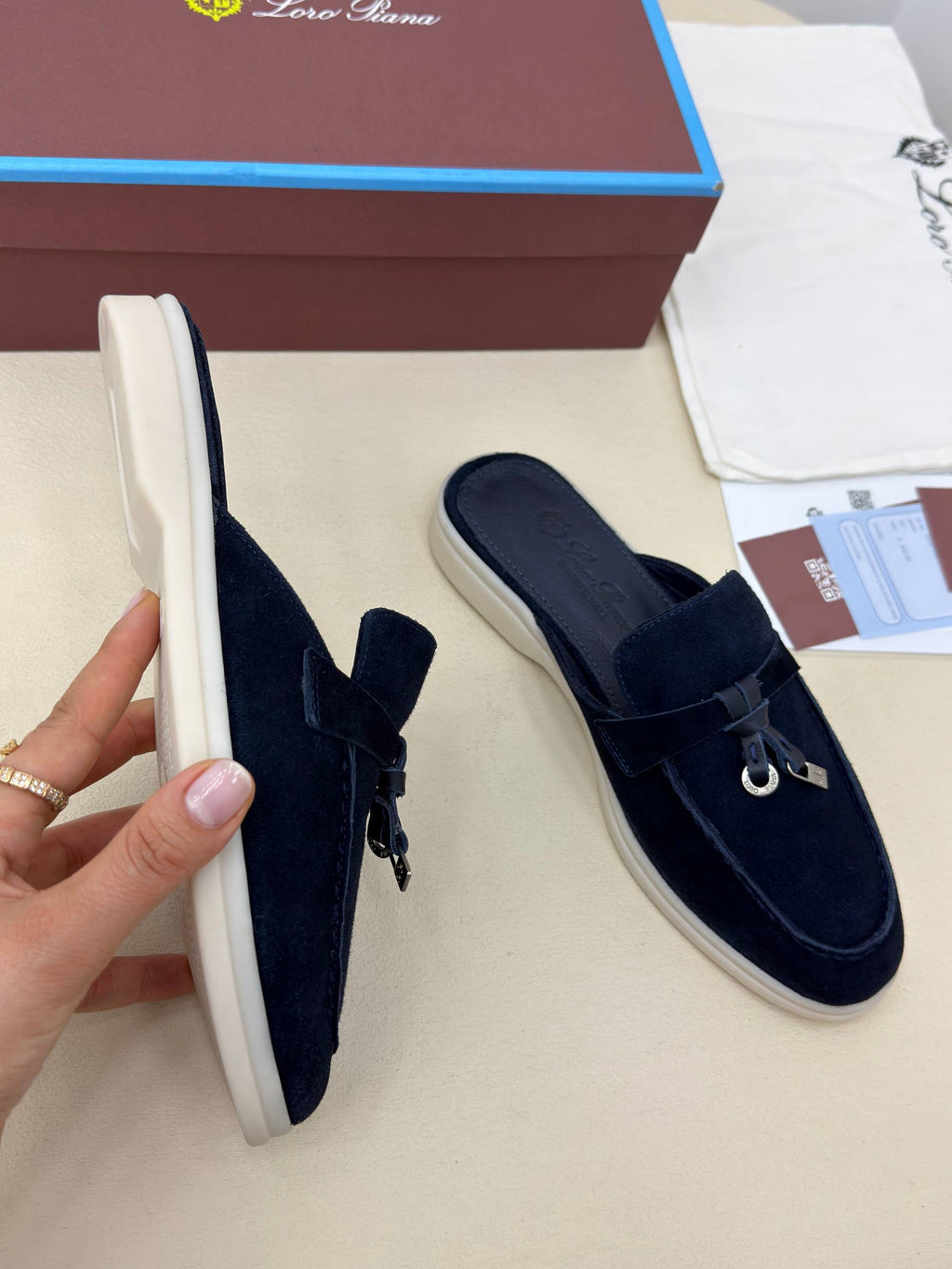 Riviera Suède Süet Loafer Terlik – Lacivert