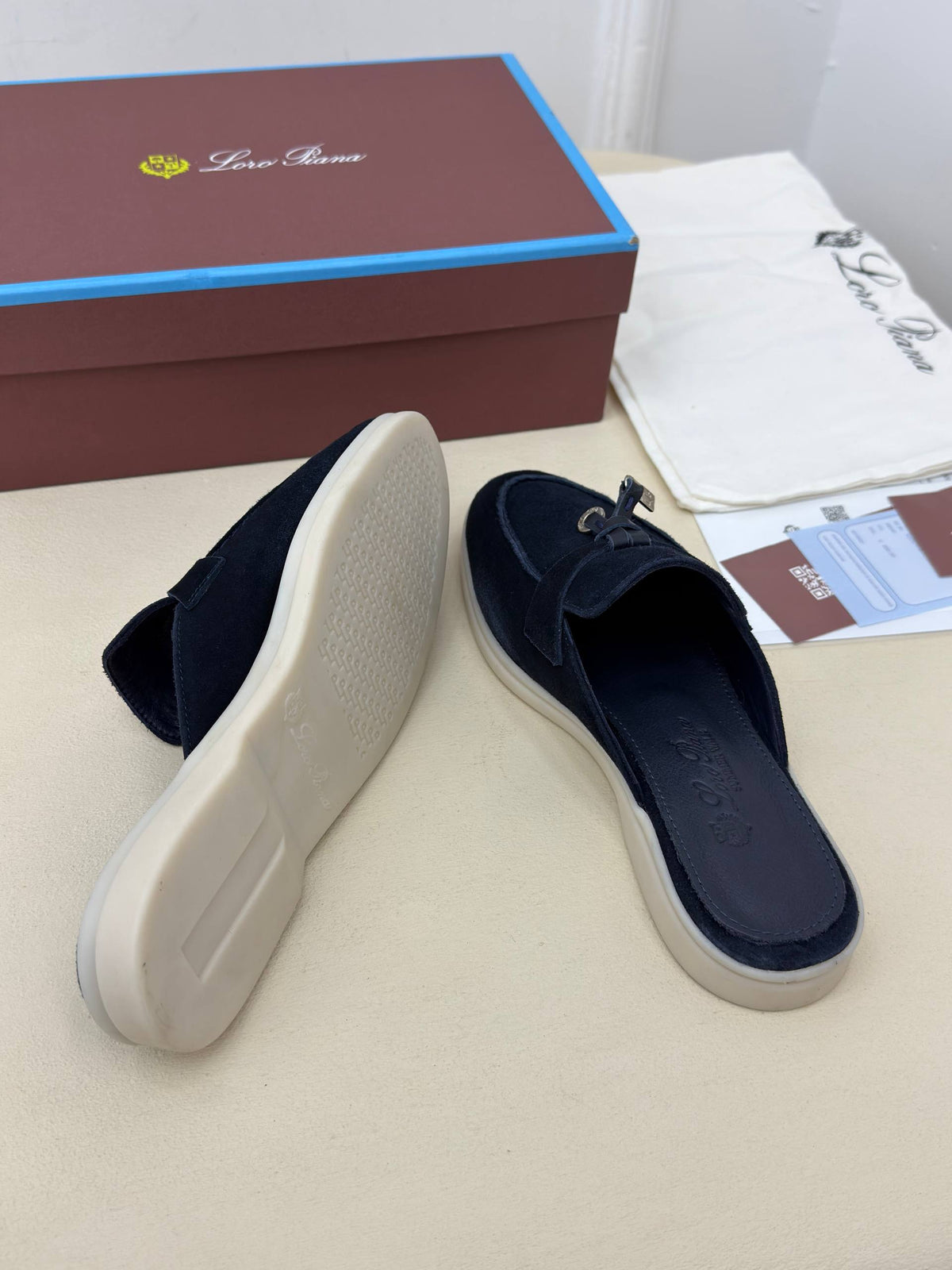 Riviera Suède Süet Loafer Terlik – Lacivert