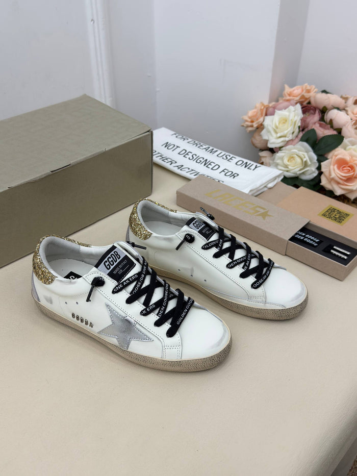 Étoile Dorée Yıldız Detaylı Sneaker – Beyaz & Gold