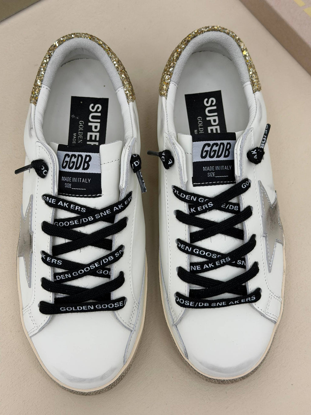 Étoile Dorée Yıldız Detaylı Sneaker – Beyaz & Gold