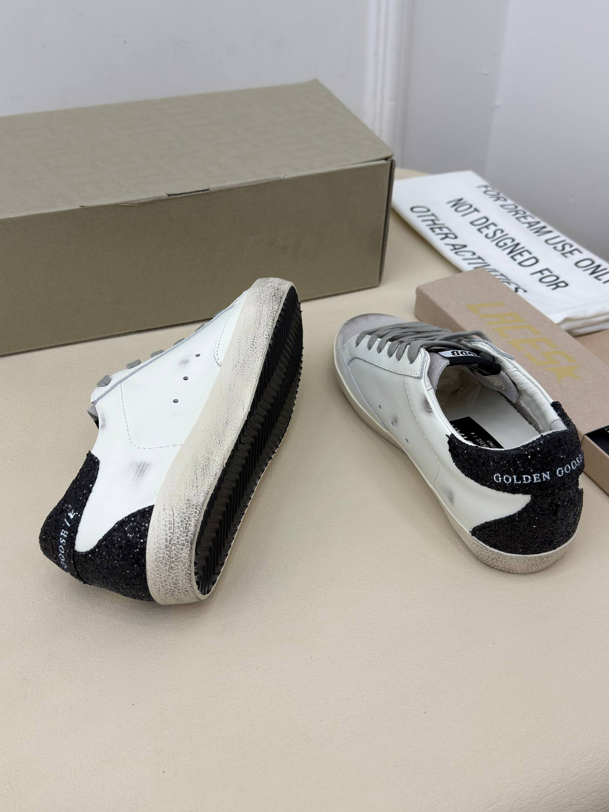 Étoile Gold Işıltılı Yıldız Sneaker – Beyaz & Gold