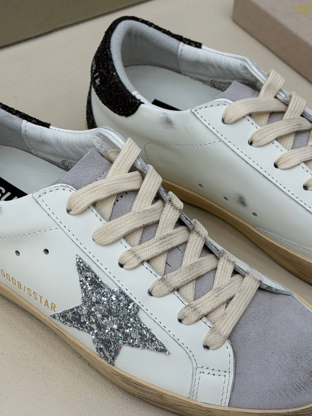 Étoile Silver Işıltılı Yıldız Sneaker – Beyaz & Gümüş