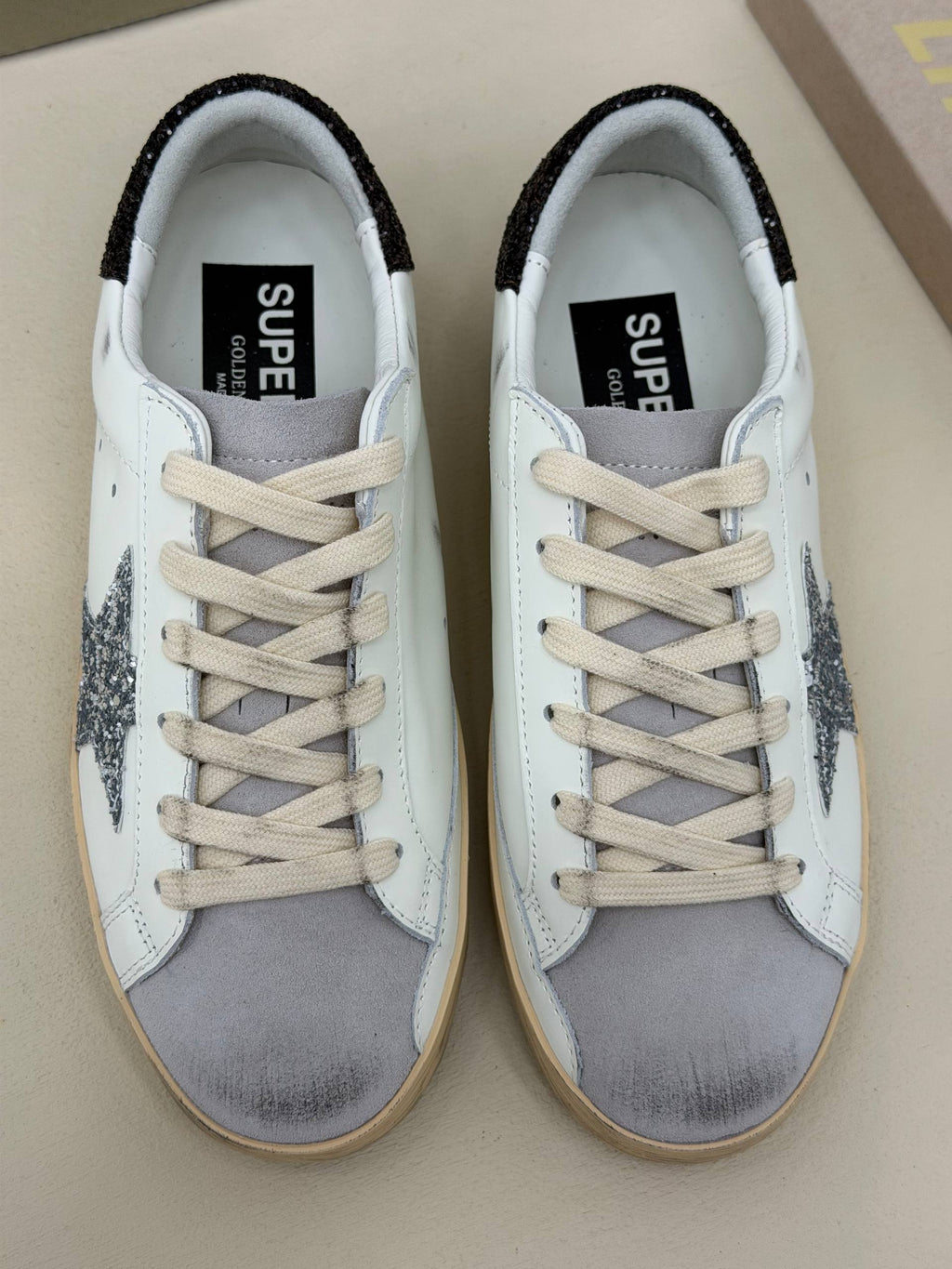 Étoile Silver Işıltılı Yıldız Sneaker – Beyaz & Gümüş
