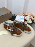 Siena Suède Yıldız Detaylı Sneaker – Taba & Beyaz