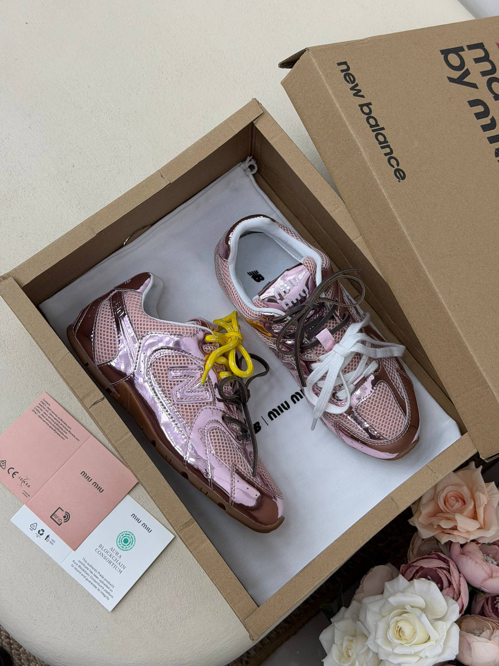 Rosé Metallic Runner Sneaker – Pembe