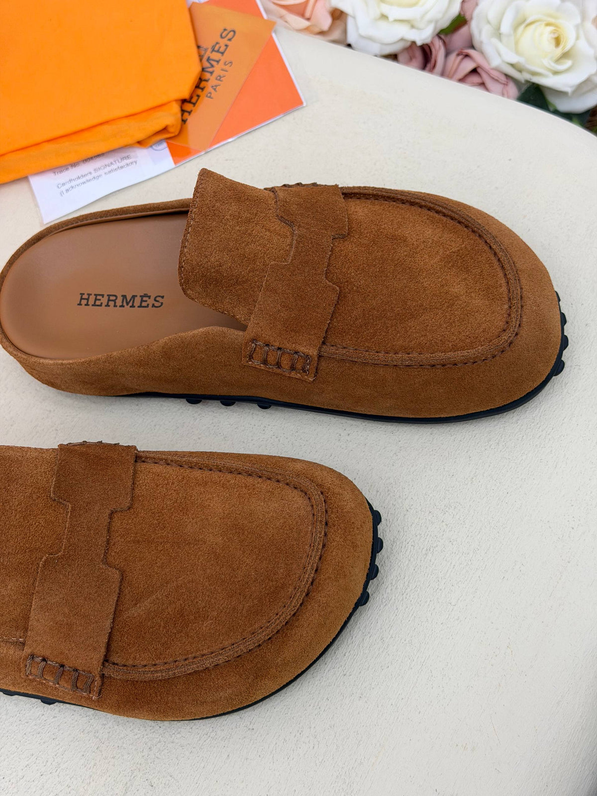 Siena Suède Loafer Terlik – Taba