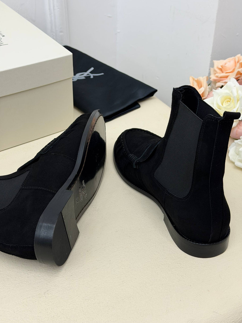 Milano Chelsea Süet Loafer Bot – Siyah