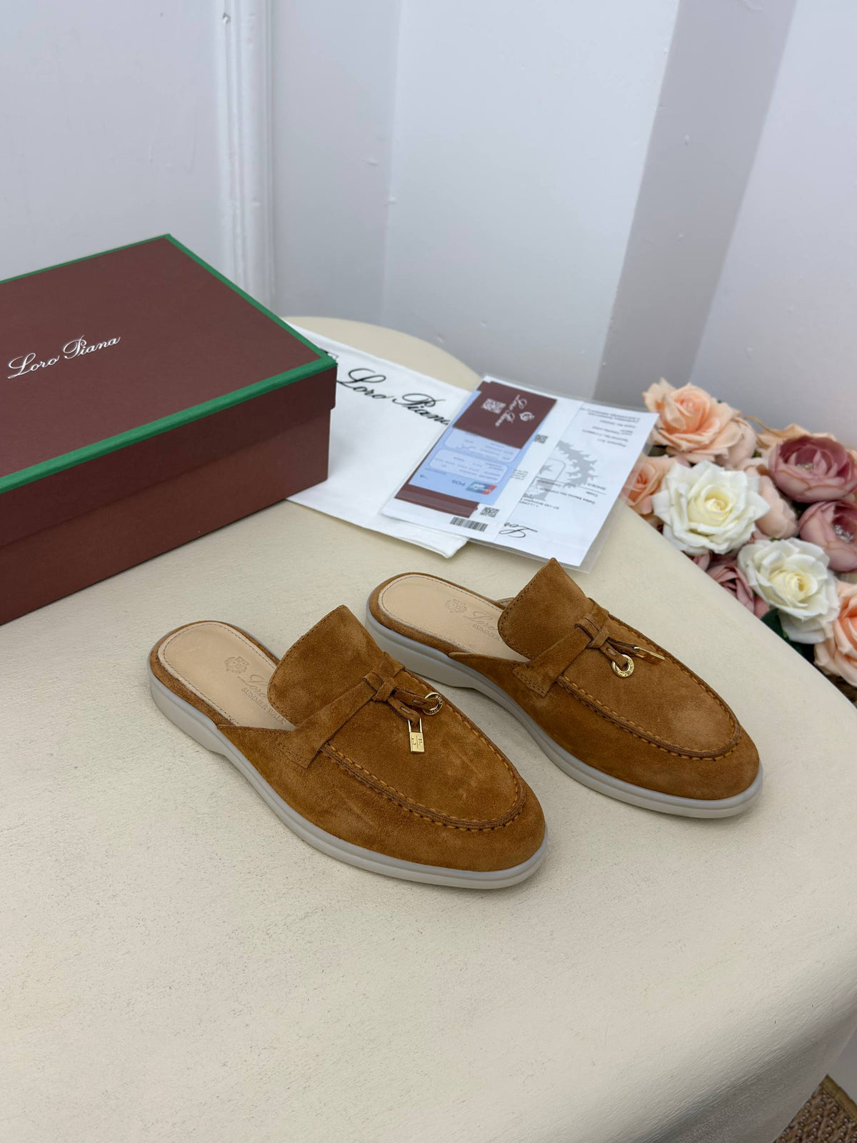 Siena Süet Görünümlü Loafer Terlik – Taba
