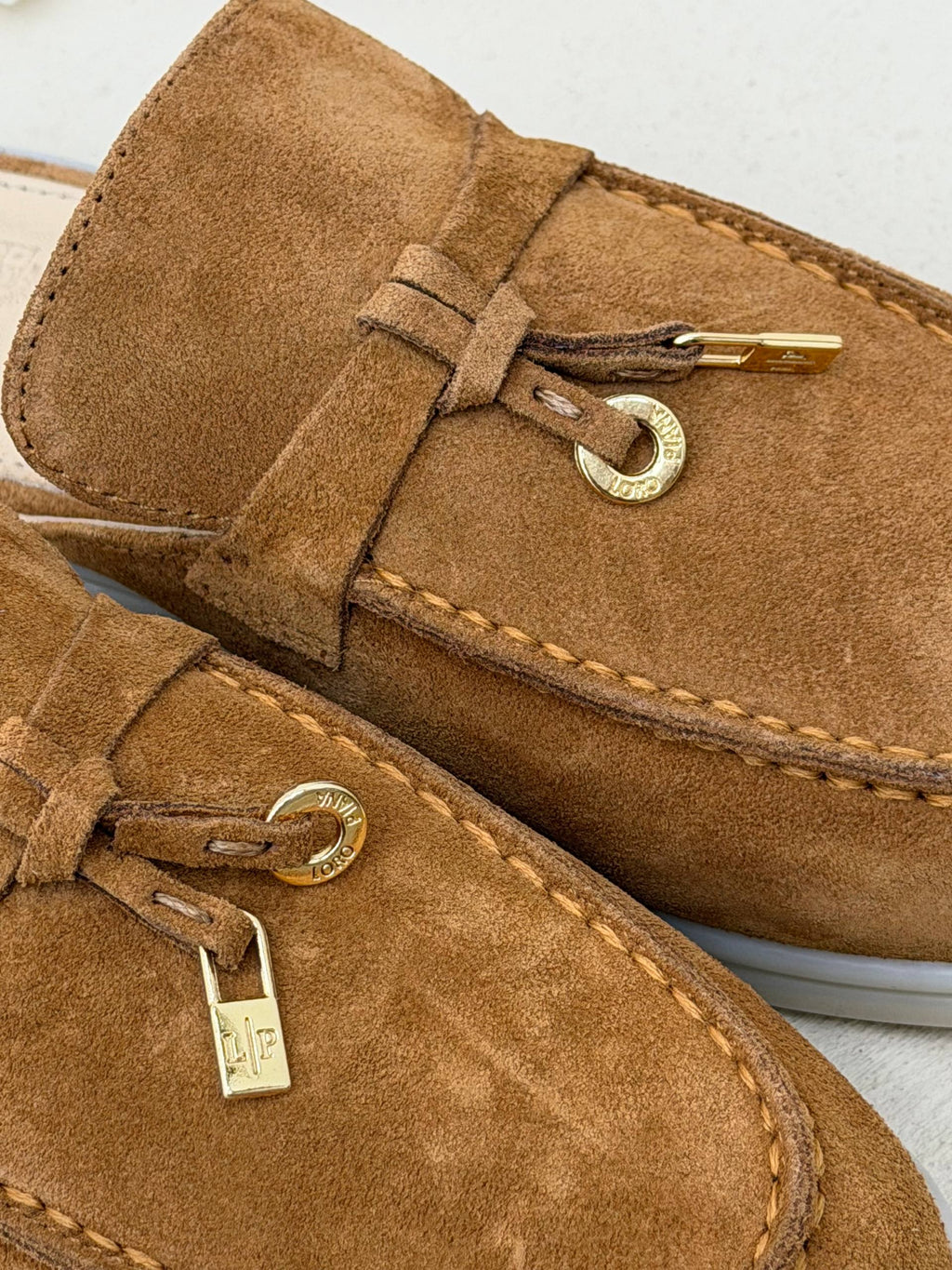 Siena Süet Görünümlü Loafer Terlik – Taba