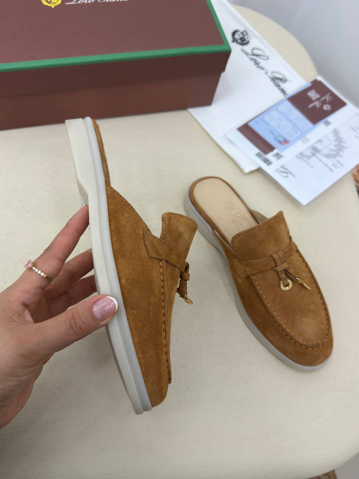 Siena Süet Görünümlü Loafer Terlik – Taba