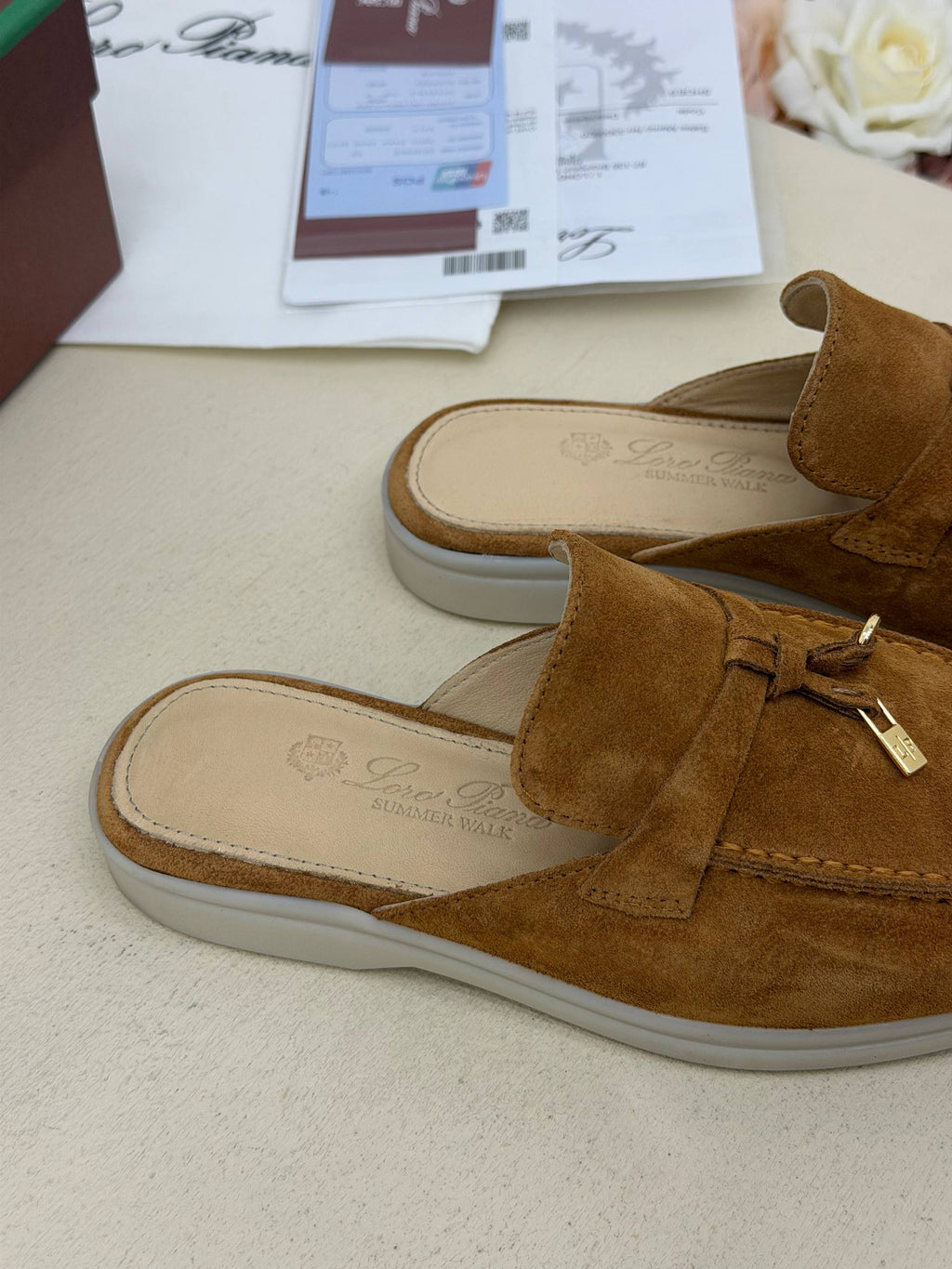Siena Süet Görünümlü Loafer Terlik – Taba