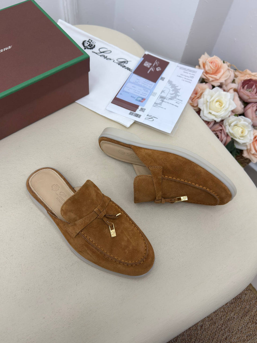 Siena Süet Görünümlü Loafer Terlik – Taba