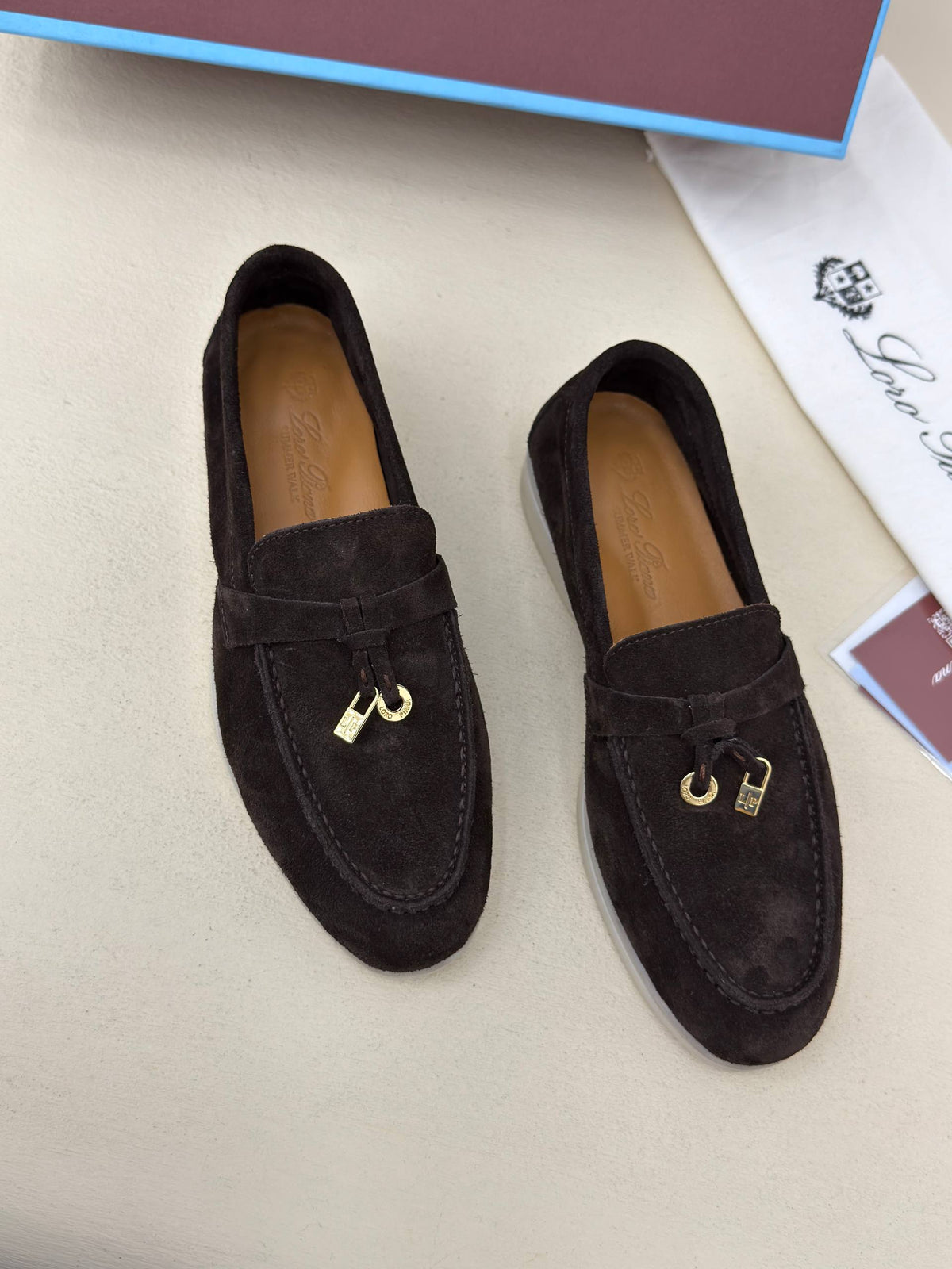 Venezia Süet Görünümlü Loafer Ayakkabı – Koyu Kahve