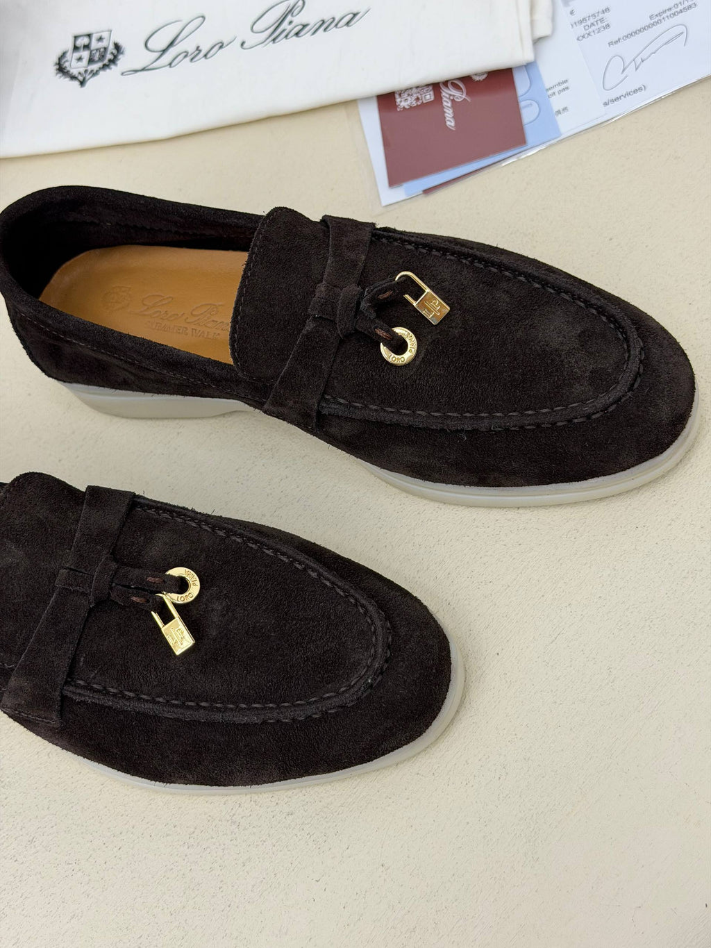 Venezia Süet Görünümlü Loafer Ayakkabı – Koyu Kahve