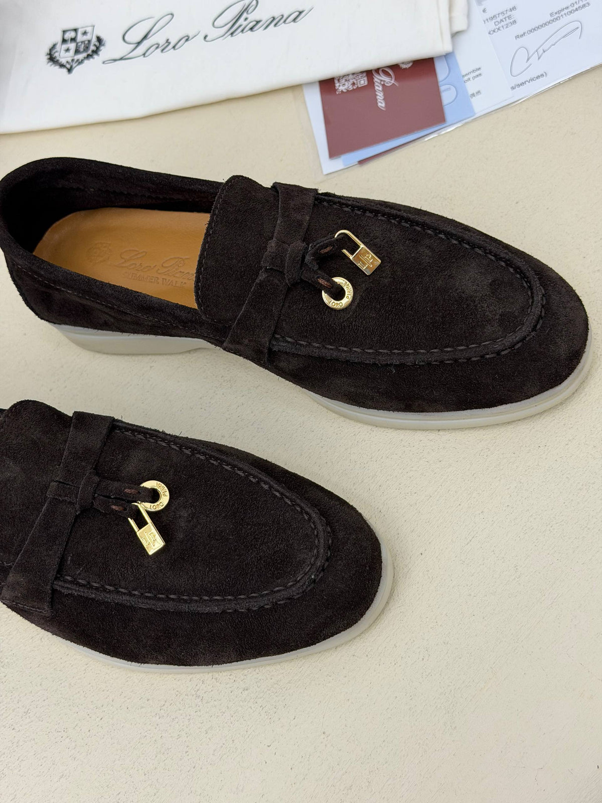 Venezia Süet Görünümlü Loafer Ayakkabı – Koyu Kahve
