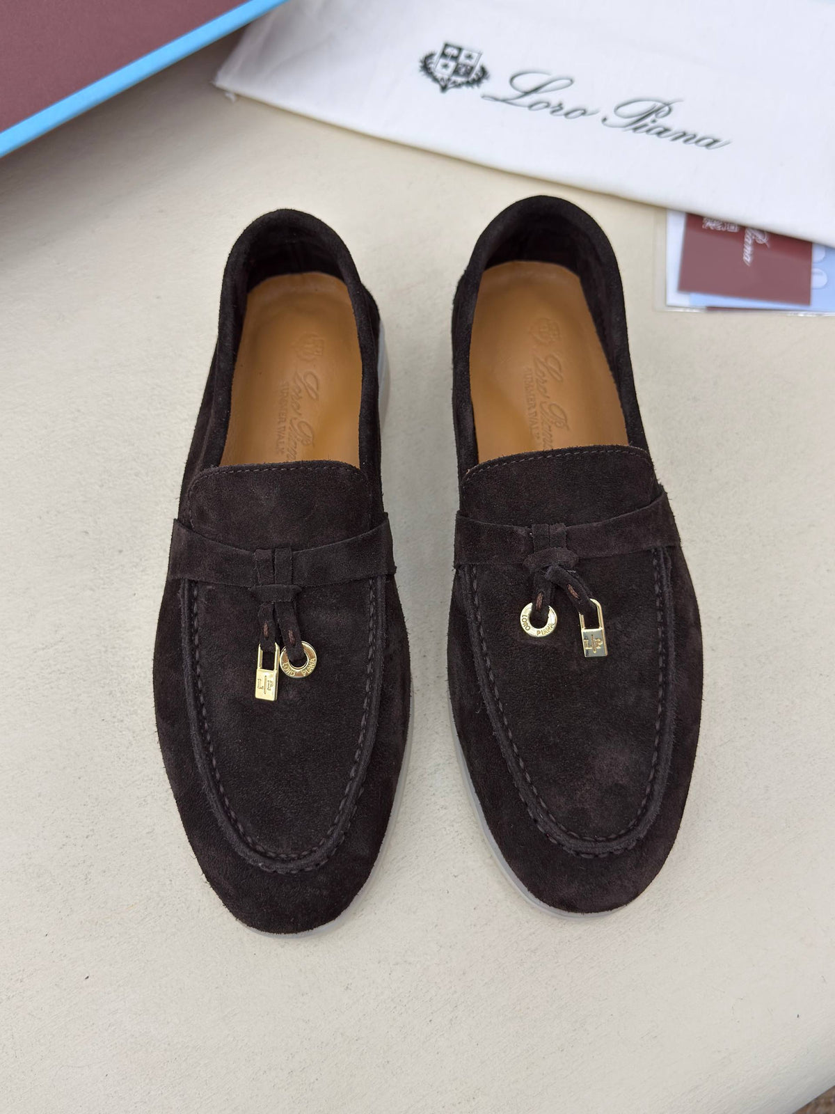 Venezia Süet Görünümlü Loafer Ayakkabı – Koyu Kahve