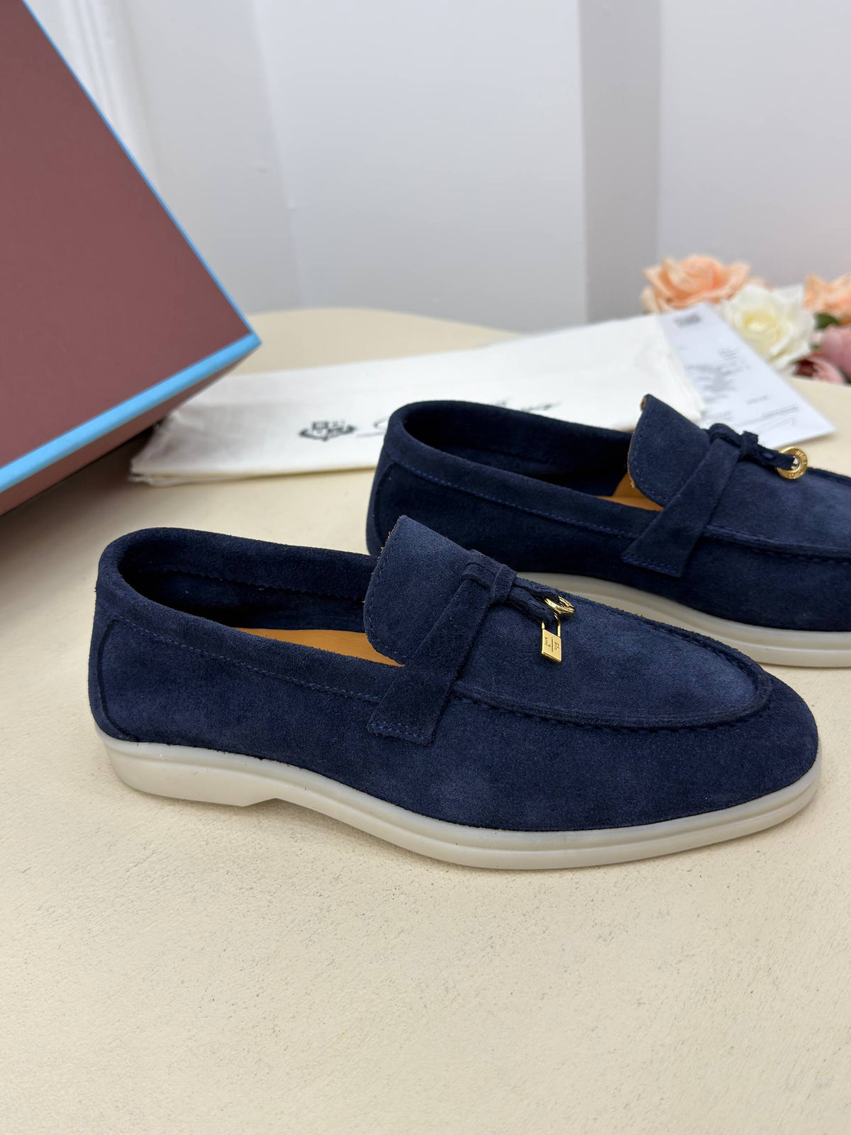 Venezia Süet Görünümlü Loafer Ayakkabı – Lacivert